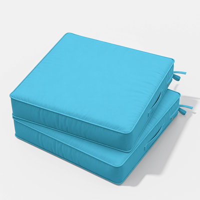 Outdoor Chair Seat Cushions，Water-Resistant Patio Chair Cushions With Handle And Non-Slip Bottom