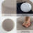 Modern Round Ottoman With Soft Padded Seat,  Upholstered Footrest Stool Ottoman Foot Stool For Living Room, Bedroom-704073489