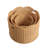 Maris Contemporary Cottage Resin/Metal Scalloped Edge Nesting Storage Baskets with Handles (Set of 3)-628928294