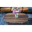 Table basse à plateau relevable avec rangement Lyra, table basse ovale en bois moderne, table basse en noyer pour le salon, l 38,6 po x P 18,9 po x H 18,5 po-550276709