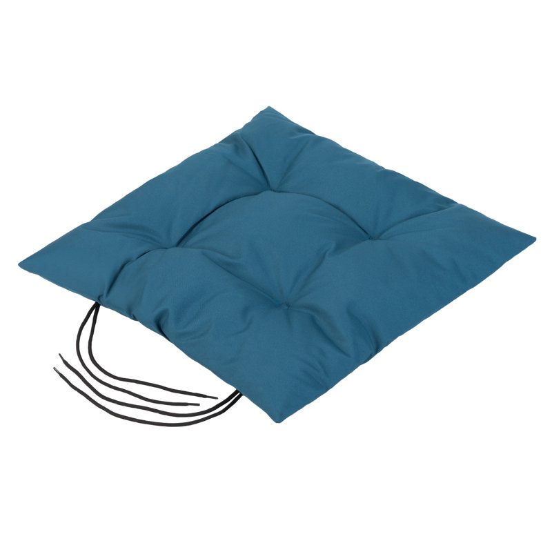 Garden Seat Cushion, Moroccan Blue