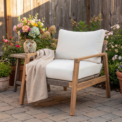 Fauteuil club d'extérieur Atara