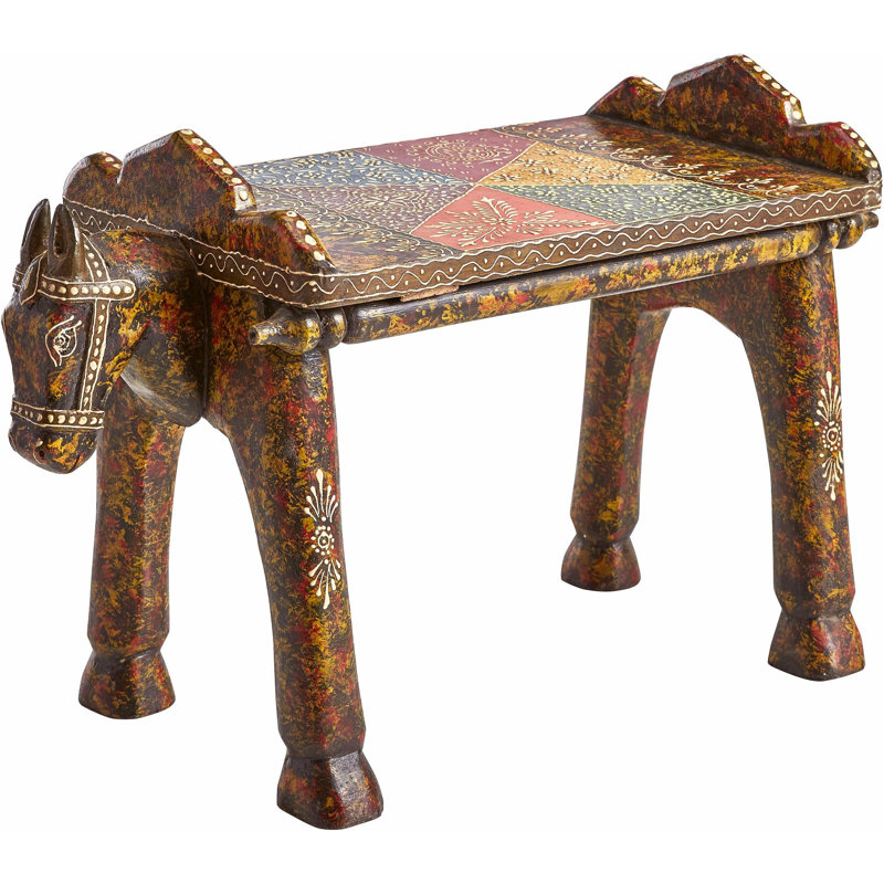 Dessa Solid Wood Accent Stool
