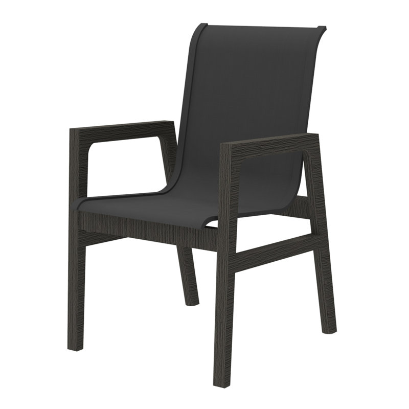 Seashore N-Dura Arm Chair, Black/Black