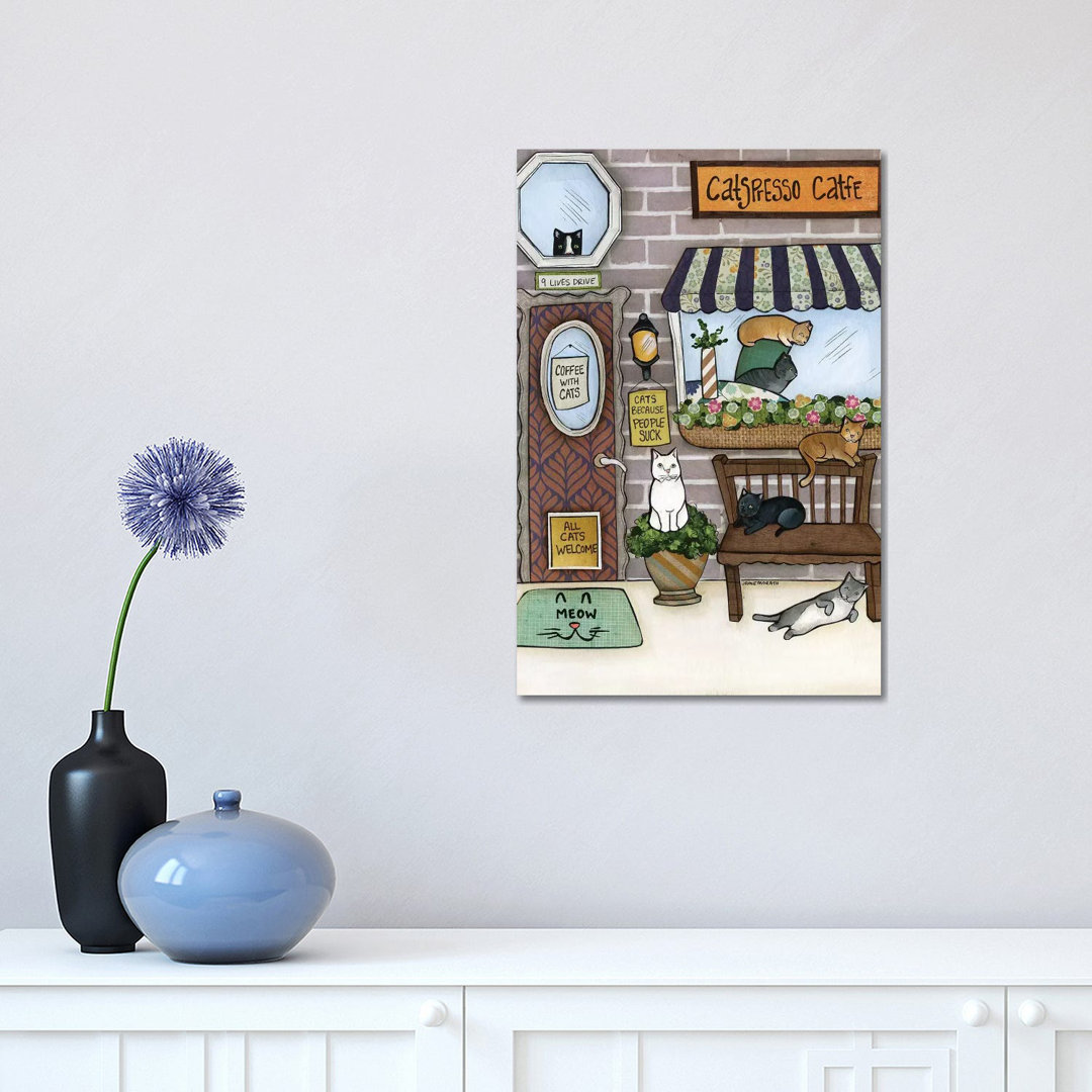 Cats by Jamie Morath - Print on Canvas