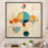 Distant Galaxies Midcentury Elegant Retro - Modern Midcentury, reproduction d'art sur toile