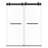Frameless Shower Door, 48" W x 76" H, Shower Sliding Glass Door with 3/8" (10 mm) Thick Clear Tempered Glass, Noiseless Shatterproof Nano Coating, with Rail, Seal Strip and Hardware Kit