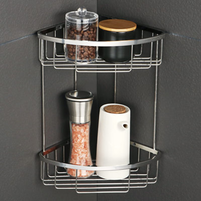Natori Stainless Steel Shower Basket