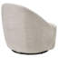 Fauteuil d'appoint pivotant Leon Chenille beige-133277213