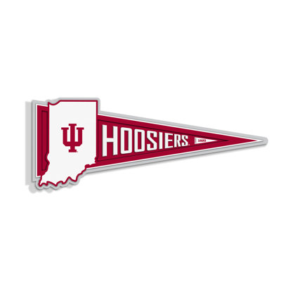 NCAA Indiana Hoosiers Pennant Sign