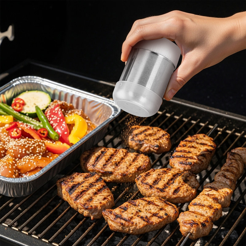 19 Pcs Stainless Steel Teppanyaki Grill Tool Set Outdoor Camping Cookware Set