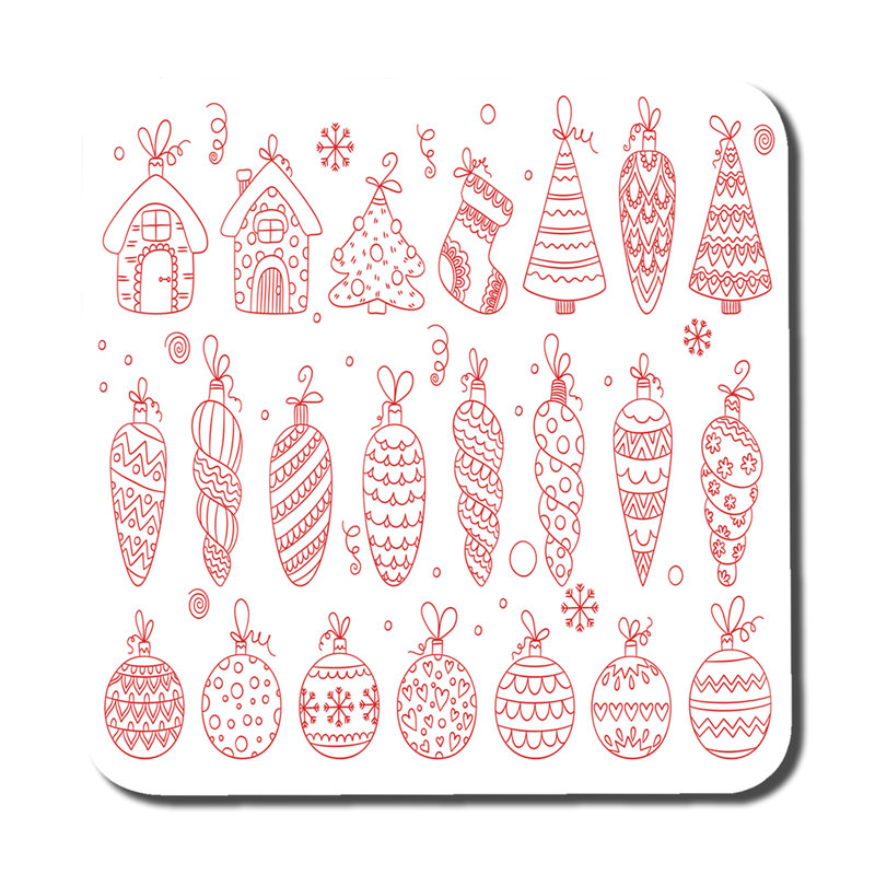 Square 6 Piece Coaster Set
