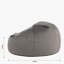 Velvet Bean Bag Chair-1318394587