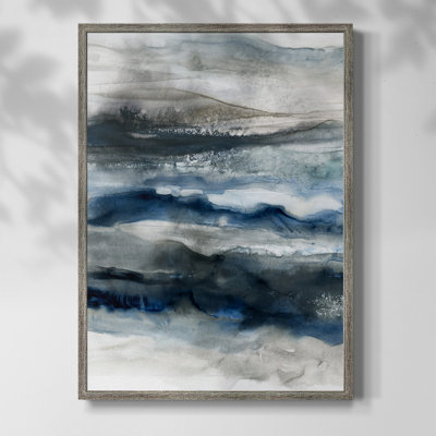 Ocean Depths Framed Print - Solid Wood