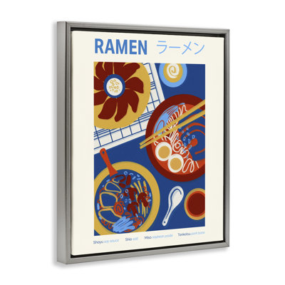 Cadre flottant pour table Ramen, design par Victoria Barnes