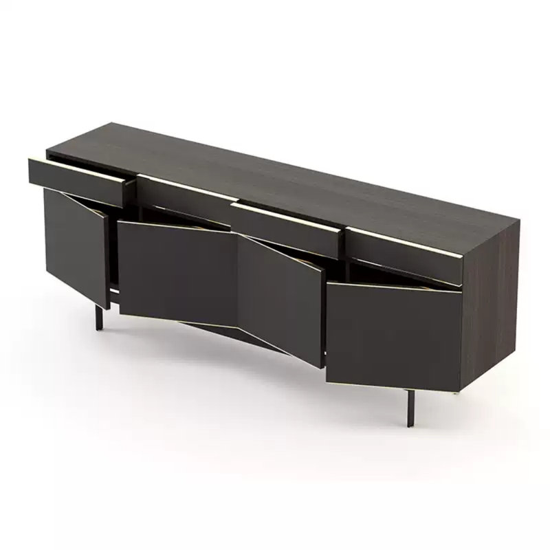 Buffet noir simple
