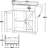Coffee Bar Cabinet With Floating Shelf And Hooks, Farmhouse Kitchen Island Sideboard With Ample Storage For Living Room And Kitchen