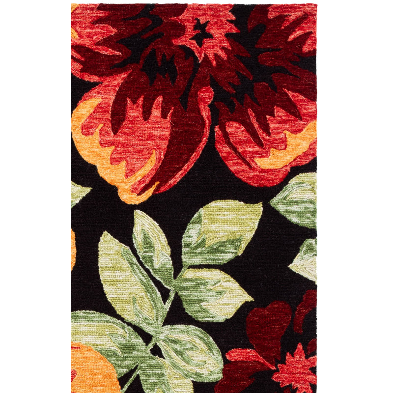 Jardin Hand Tufted Wool; Cotton Floral Indoor Rug, Runner 2'3" x 8'
