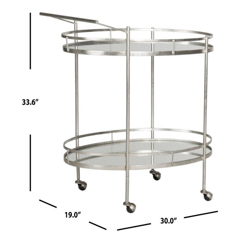 Levani Metal Bar Cart
