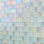 Splash Glacier White 2X4 Polished Glass Mosaic Tile