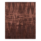 Handmade Silk and Wool Area Rug