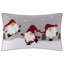 Housse de coussin décorative Noël père Noël 12 x 20 pouces