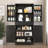 Spacious Farmhouse Kitchen Pantry Cabinet with Multiple Drawers and Shelves Ideal for Organized Storage and Easy Access-84986031