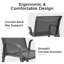 Ensemble de 2 tabourets de patio Cristel-576318097