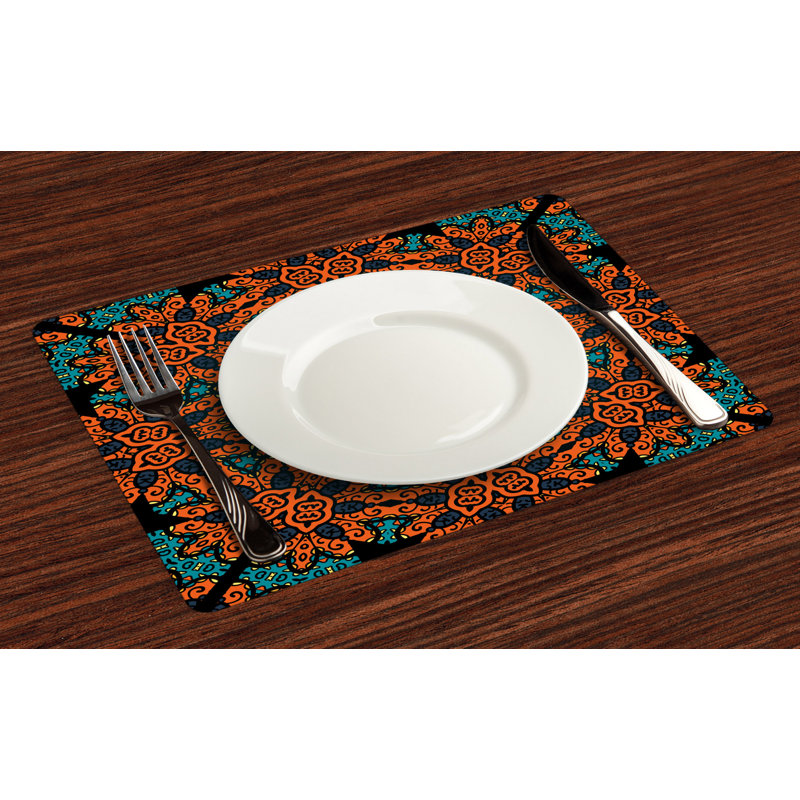 Mcconville Psychedelic Boho Hippie Placemat