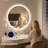 Epperly LED Round Bathroom Mirror with Bluetooth Dimmable Brightness Anti-fog Function-1719460297