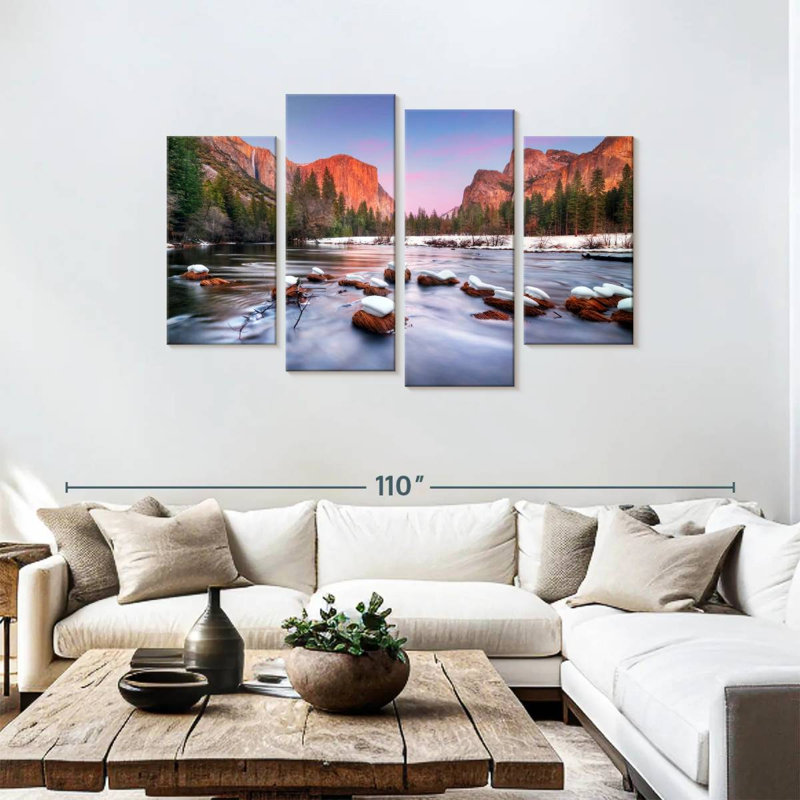 Alvord Snowy Merced River, 48'' H x 75'' W