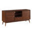 Meuble télé 1Pc avec armoires de rangement à tiroir brun