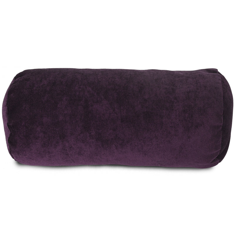 Bolster Pillow Cover & Insert, Aubergine