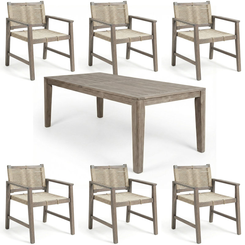 Ensemble de patio, Gris