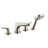 Focus E Double Handle Deck Mounted Roman Tub Faucet Trim with Diverter and Handshower-9945270