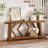 70.9 Inch All-Wood Console Table with 2-Tier for Hallway, Living Room, Narrow Foyer-81392934