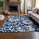 Premium Machine Washable Cerrito AMF551 Navy Rug
