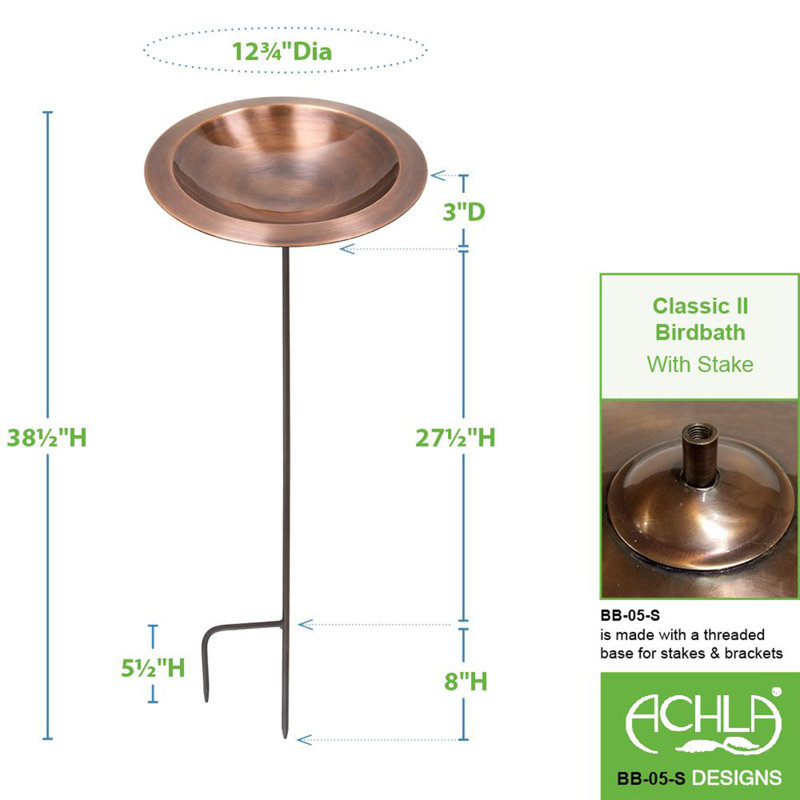 Metal Birdbath