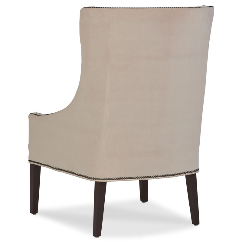 Frances Wingback Chair, Aged Bronze, Espresso, Bark (8789 06)