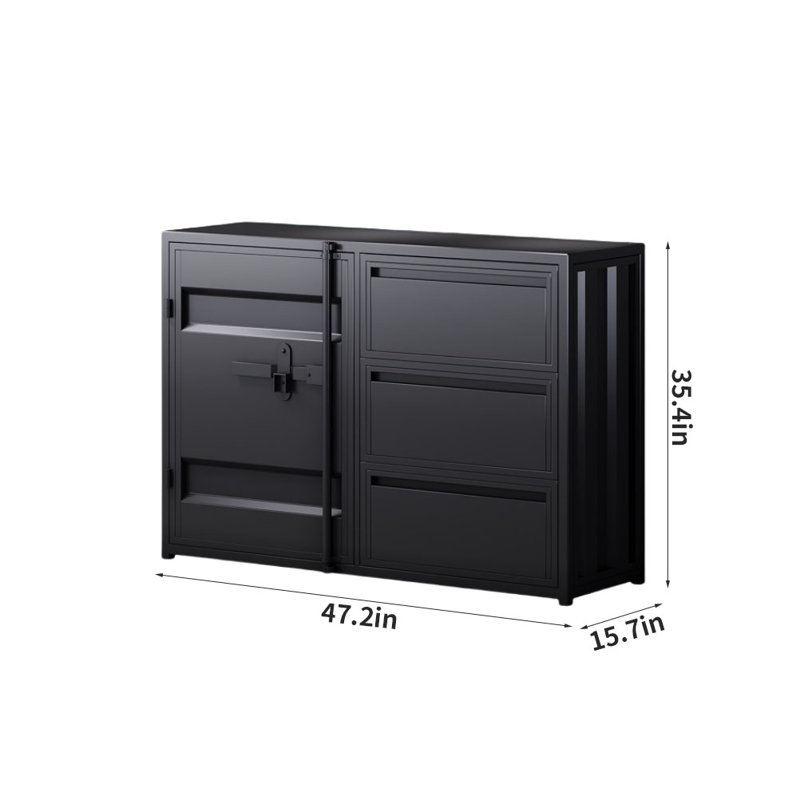 Lexxus 47.2'' Sideboard, Black