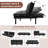 Betzayda Twin 72'' Upholstered Convertible Sofa-87732810