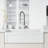 Edison 19" H 1-handle Pull-Down 2-Function Sprayer Touchless Kitchen Faucet-68838177