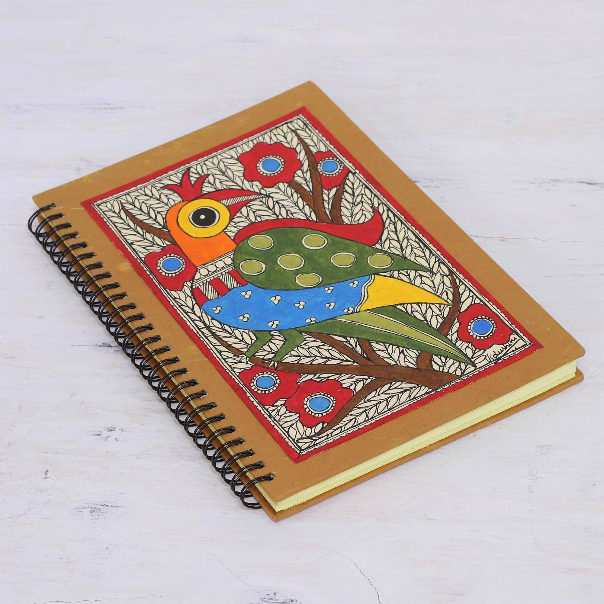 Peacock Spiral Bound Sketchbook