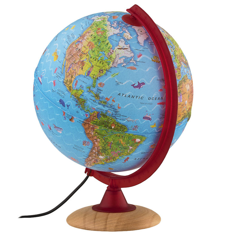 Plastic / Acrylic Tabletop Globe