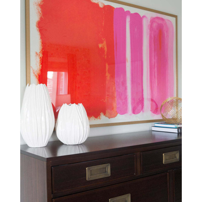 Be Vibrant By Kristi Kohut, White Wood, 36" H x 48" W