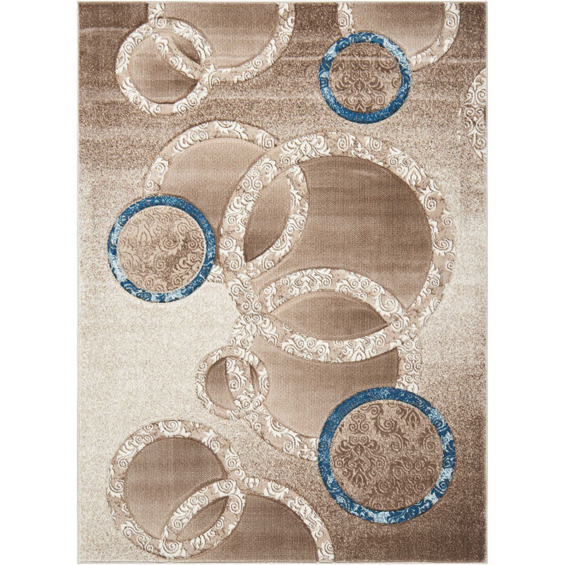 Tapis moka area Wendolyn, Rectangle 3 pi 9 po x 5 pi 9 po