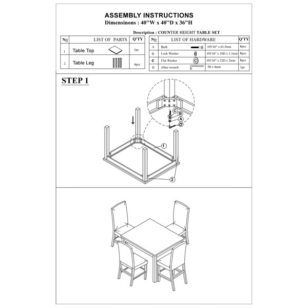 Dimensions du produit
