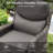 Meriline 4 - Person Outdoor Wicker Conversation Set With Swivel & Glider Chairs And Tempered Glass Side Table-122524762-122524759