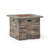 32'' Stone Square Mgo Fire Pit W/ Grey Top- 40,000 Btu