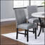 Ensemble de 2 chaises rembourrées Fog Corduroy, confortables et élégantes pour toute salle à manger-388418341